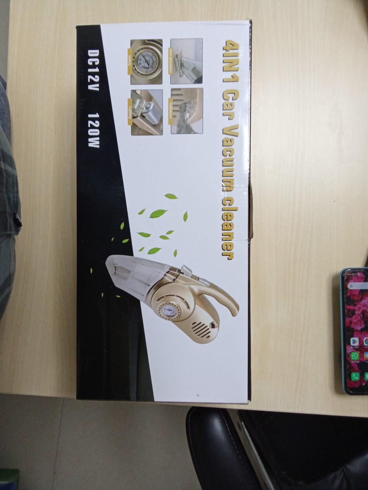 2 in 1 Car Vacuum Cleaner with Tyre Inflator